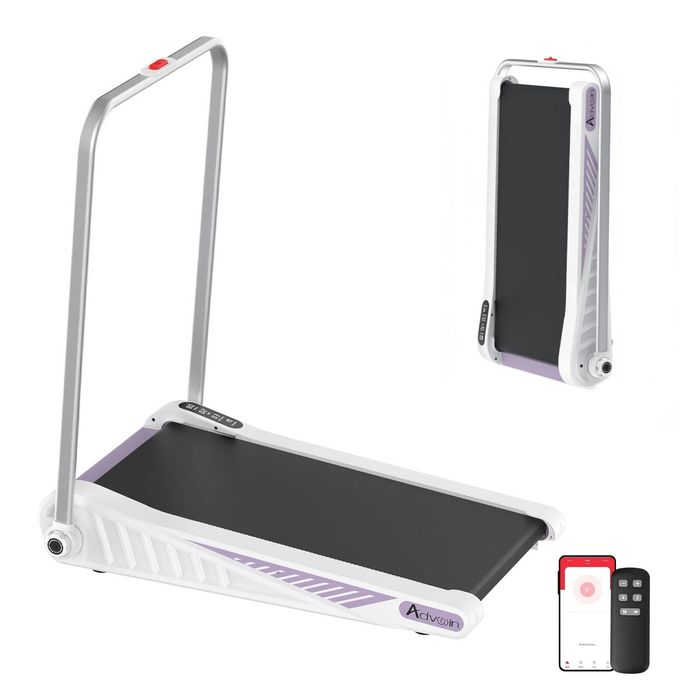 Advwin Incline Treadmill Under Desk Walking Pad White