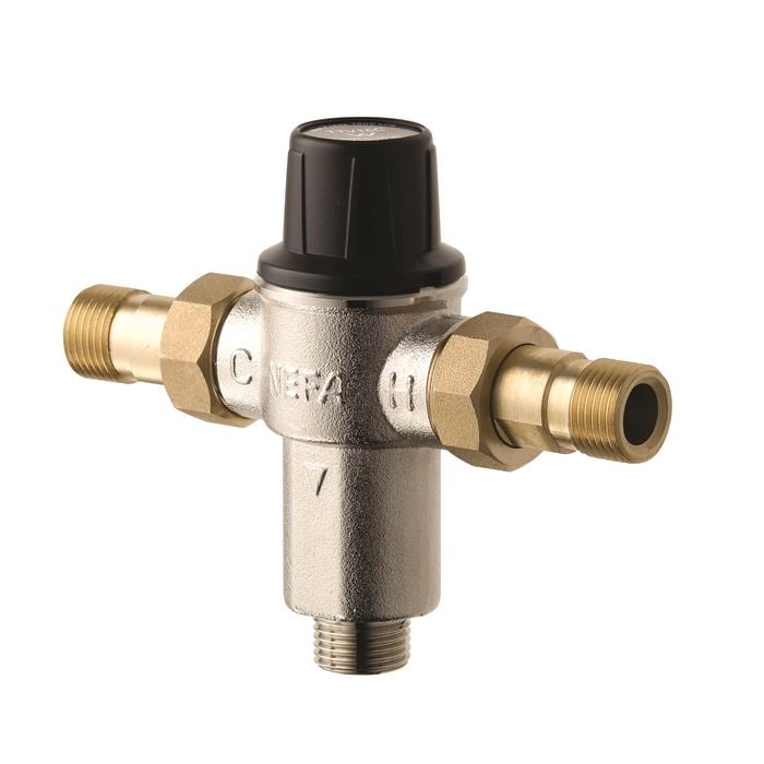 Nefa 15mm DR Brass Adjustable Tempering Valve
