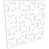 ProtectorAl 300 - 1200 x 300 - 1200mm Satin White / Gloss White Mosaic Unframed Composite Deco Panel