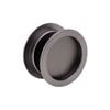 Zanda 50mm Graphite Nickel Round Cavity Sliding Passage Set