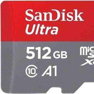 SanDisk 512GB Ultra Micro SDXC 120Mb/s Class 10 UHS-I Micro SD Card