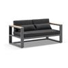 Balmoral 2 Seater Outdoor Aluminium And Teak Lounge