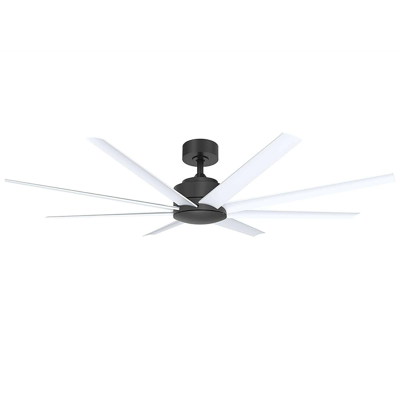 Vencha Titanic RWS DC 1530mm ABS Blades DC Ceiling Fan with light and Tri-Control - Black/Natural thumbnail 2