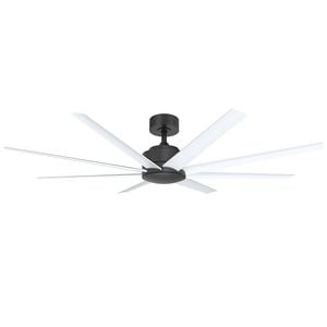 Vencha Titanic RWS Tri-Control  DC 1530mm ABS Blades DC Ceiling Fan - Black/White
