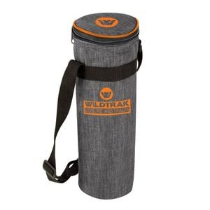 Wildtrak 1.5l/3cm Camping Wine Bottle Cooler Bag Travel Storage Holder Grey