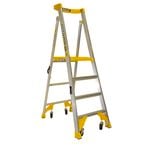 Bailey 170kg 4 Step Aluminium Job Station Platform Ladder