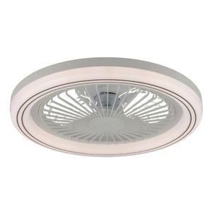 Windora Auron 48cm Ceiling Light with DC Ceiling Fan & 3CCT Dimmable LED Remote Control