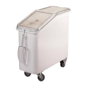 Cambro Mobile Ingredient Bin White 81l Commercial Kitchen Food Storage