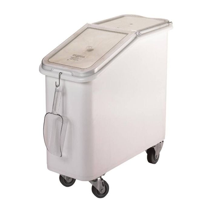 Cambro Mobile Ingredient Bin White 81l Commercial Kitchen Food Storage