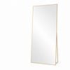 OAKORY 165x60cm Rectangular Full Length Mirror, Floor Mirror with Aluminium Alloy Frame Gold