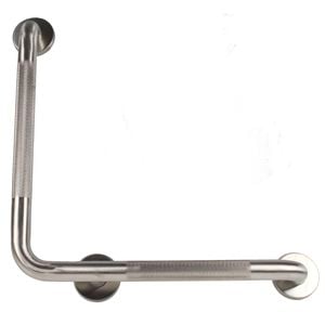 Award Eziliving 32 x 450 x 450mm  90° Knurled Grab Rail