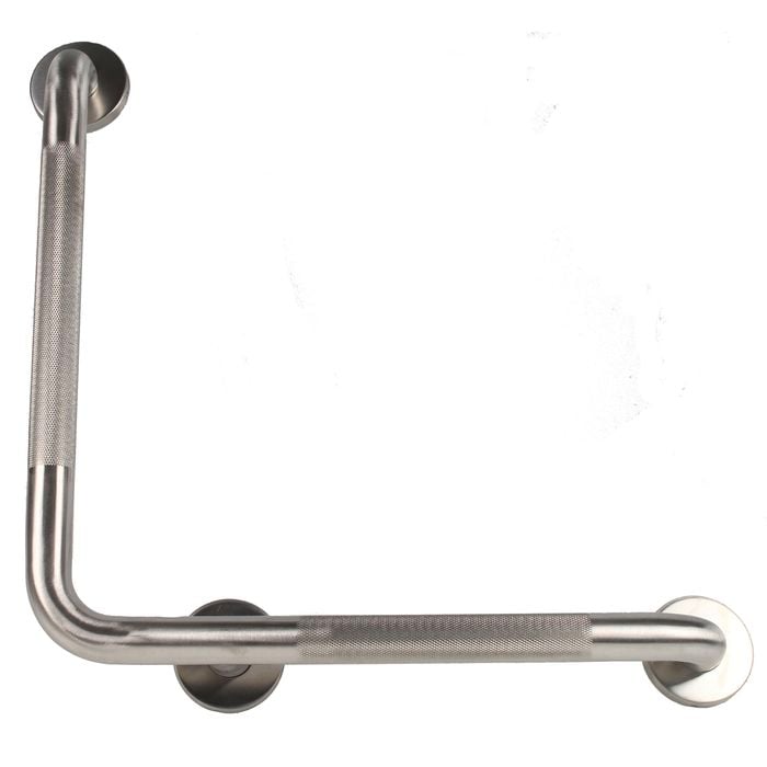 Award Eziliving 32 x 450 x 450mm  90° Knurled Grab Rail
