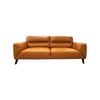 Downy  Genuine Leather Sofa 3 Seater Upholstered Lounge Couch - Tangerine