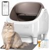 Advwin Self Cleaning Smart Cat Litter Box with Litter Mat