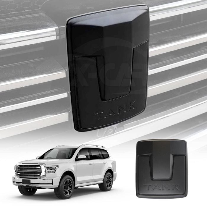 Front Logo Badge for GWM Tank 500 Tank500 2024-2025 Emblem Decals Sticker Cover Matt Black