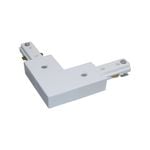 Mercator Single Track Circuit L shaped Joiner - White Finish