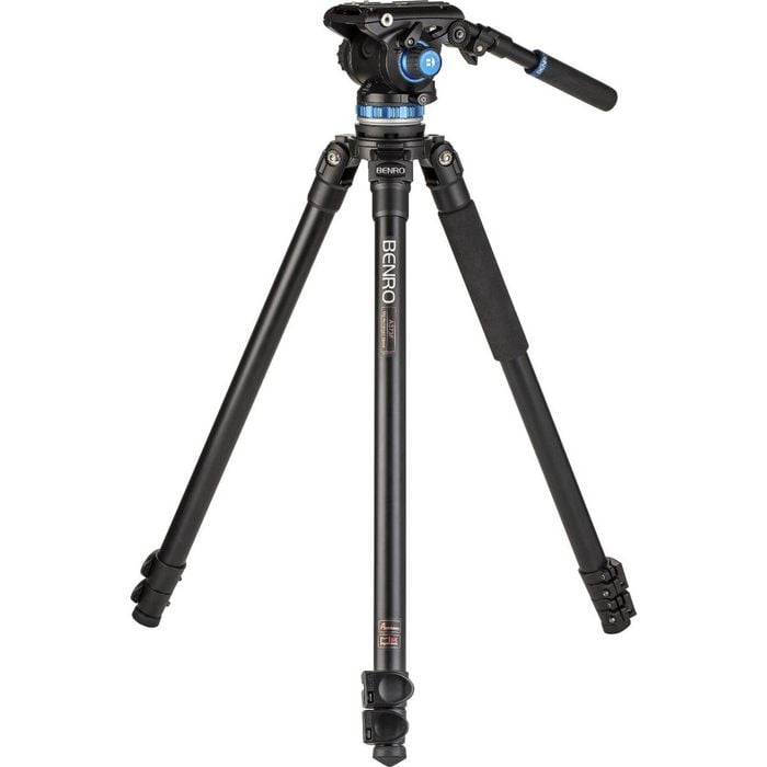 Benro Aluminum Single-Tube Tripod with S6Pro Fluid Video Head