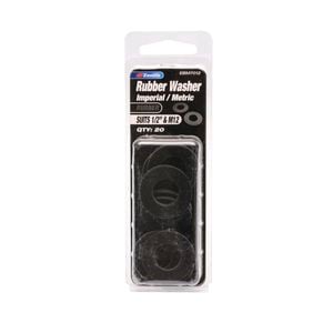 Zenith Rubber Washer Suits 1/2" & M12 20pk