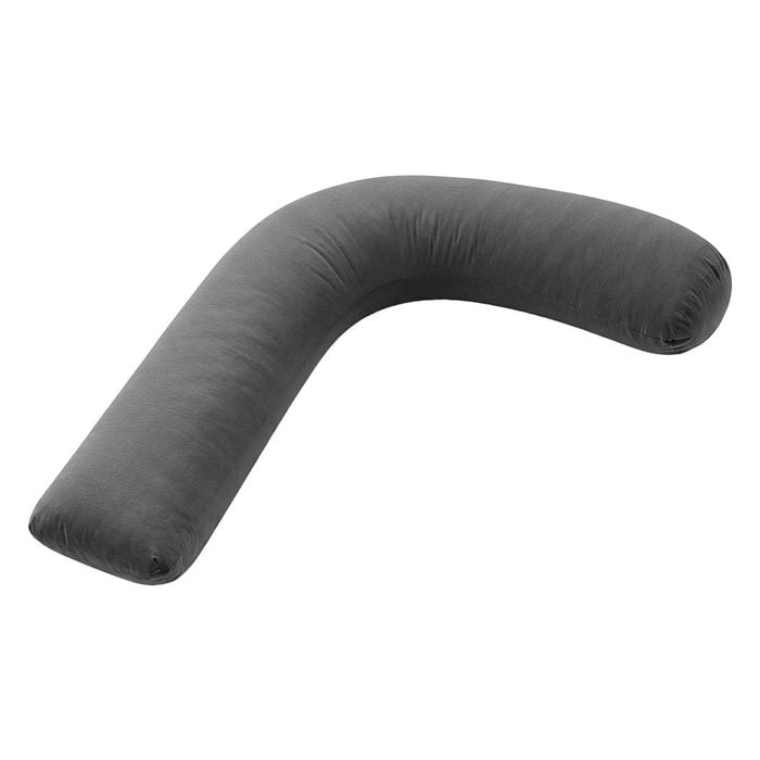 Giselle Bedding Maternity Pillow for Side Sleeping Cotton L-Shaped Grey