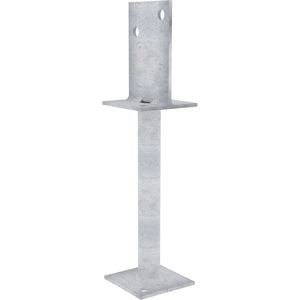 Dunnings 450mm Leg M12 Galvanised Centre Fix Anchor Post