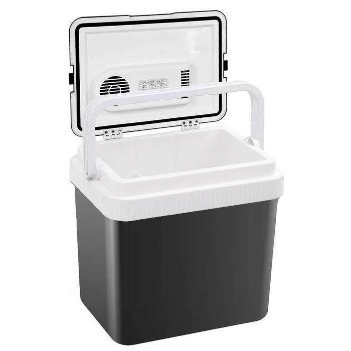 YOPOWER 24 Liter Mini Car Fridge Black