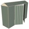 Build-a-Shed 0.8 x 3 x 2.1m Gable Double Hinged Side Door Shed - Green