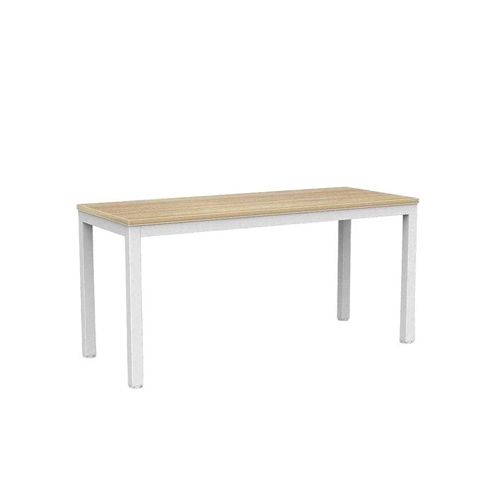 Olg Axis Table 4 Leg White Frame New Oak Ravine Top L1500mm X W600mm
