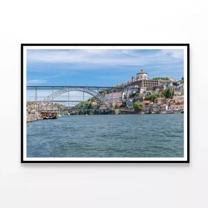 Bridge, a Body of Water  Print 100% Australian Made 90x60cm  (Poster)