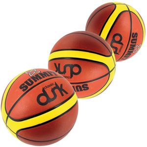 3x Summit Classic Dunk Basketball Indoor Outdoor Sport Game Rubber Ball Size 7 - 7 | Balls | Basketball