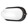 Arlec Stiney 280mm Black Large Oval Large Bunker Light - Bunnings Australia