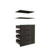 Lugna Storm 4 Drawer 2 Shelf Insert Kit - To Suit 900 x 580mm Cabinet Shell