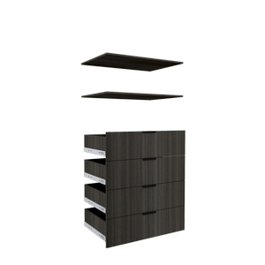 Lugna Storm 4 Drawer 2 Shelf Insert Kit - To Suit 900 x 580mm Cabinet Shell