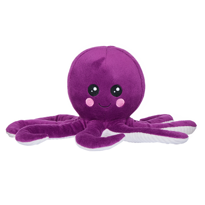 Happy Tails Purple Plush Octopus Toy