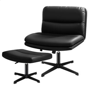 ALFORDSON Office Chair Armless Black