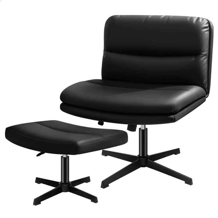ALFORDSON Office Chair Armless Black