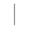ProtectorAl 50 x 50 x 1400mm Palladium Silver Aluminium In-ground Garden Post With Cap