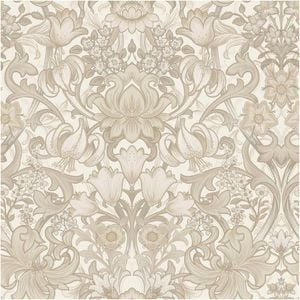 Damask Floral Neutral, Wallpaper 10.05m x 53cm Wallpaper Boutique