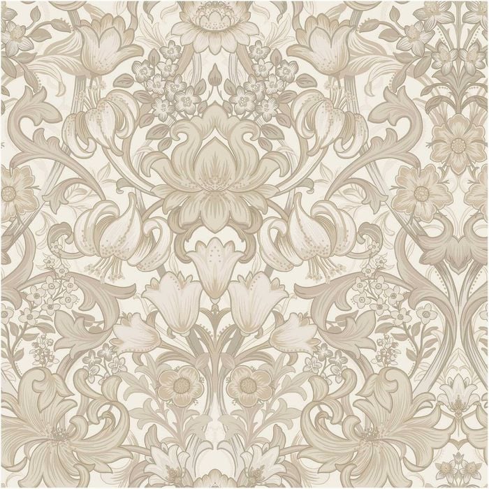 Damask Floral Neutral, Wallpaper 10.05m x 53cm Wallpaper Boutique