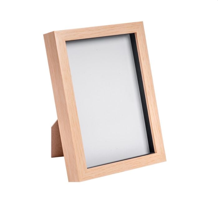 Nicola Spring Shadow Box Frame - A5 (6 x 8") - Light Wood