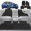 6D Diamond Car Floor Mats for Holden Commodore 2013-2017-Full Set-Black-Outback GT