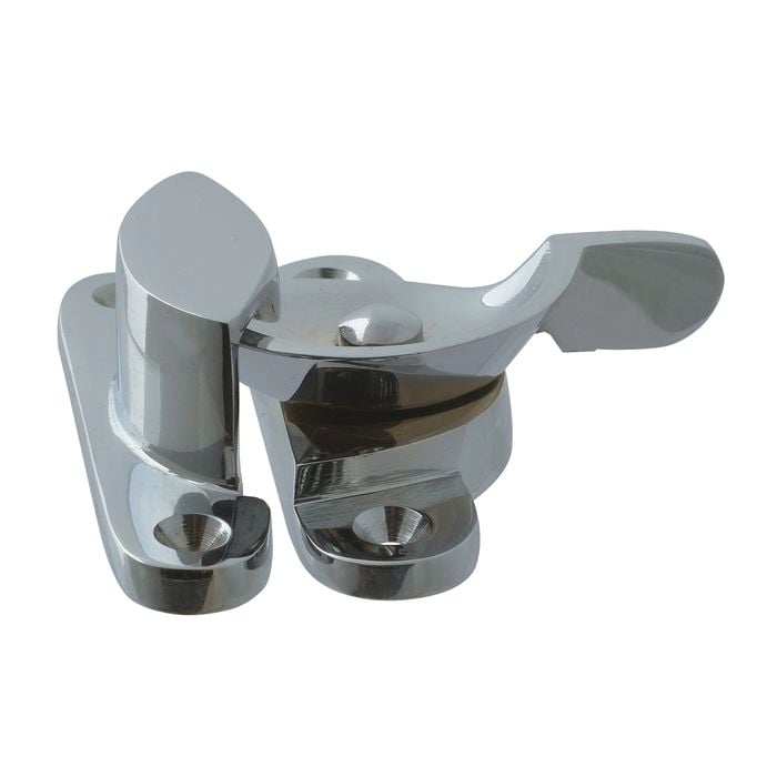 Miles Nelson Chrome Plate Sash Window Fastener