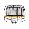 Kahuna Trampoline 12 Ft Round Outdoor Kids With Safety Enclosure Net - Orange