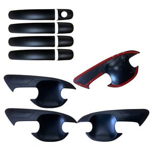 Door Handles Bowl Inserts Cover for Ford Ranger 2011-2022 Matt Black protector
