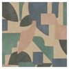 Linnet Taupe Aqua Wallpaper by Holden Decor  10.05m by  53cm