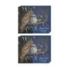 2x 6pc Ashdene Midnight Tawny Coaster Serveware Set Frogmouth Bird Animal Art