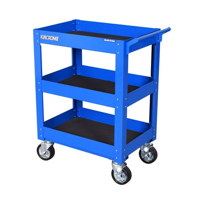 Kincrome BLUESTEEL 680mm 26" 3 Tier Tool Cart