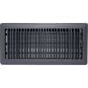 Accord 15 x 35cm Charcoal Metal Louvered Floor Vent