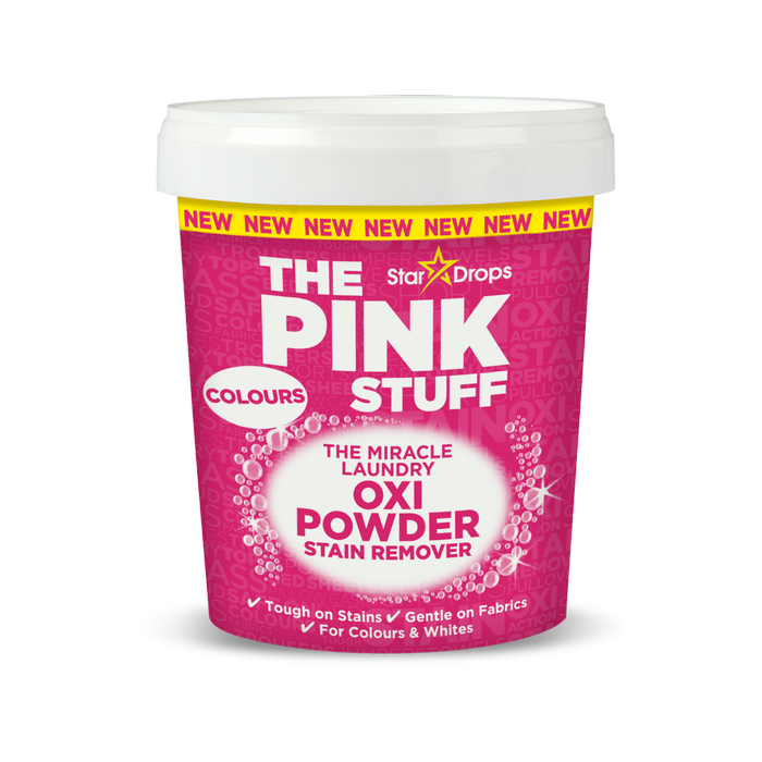 The Pink Stuff 1kg Miracle Laundry Oxi Powder Stain Remover - Colours