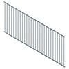 ProtectorAl 1201-2400W x 1200H Raked 16-30º Deep Ocean Flat Top Pool Fence Panel