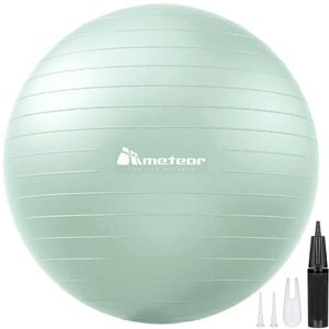 METEOR Mint Green 55-65cm Yoga Ball with Pump